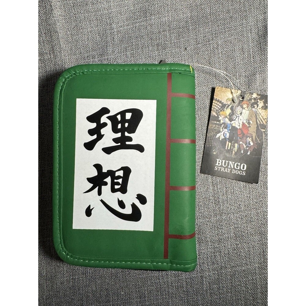 Bungo Stray Dogs Wallet Zipper Pouch Loot Crate Exclusive NWT